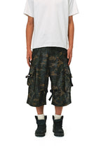 Waxed Camo Pocket Shorts