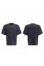 Vintage Washed Wrinkled Logo Tee