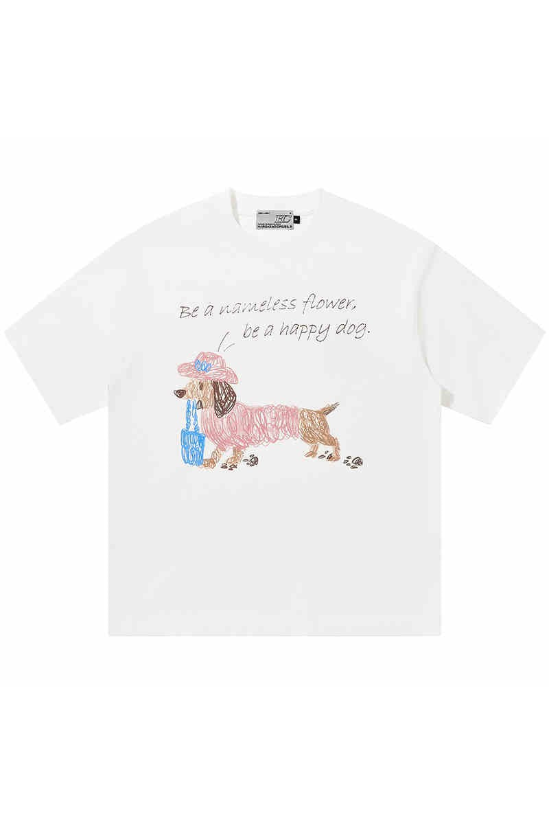 Line Dog Loose Fit Tee
