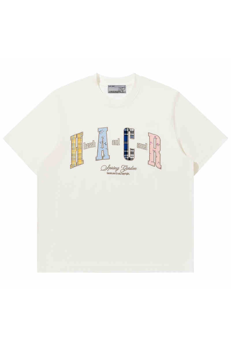 Colorblock Floral Patch Tee