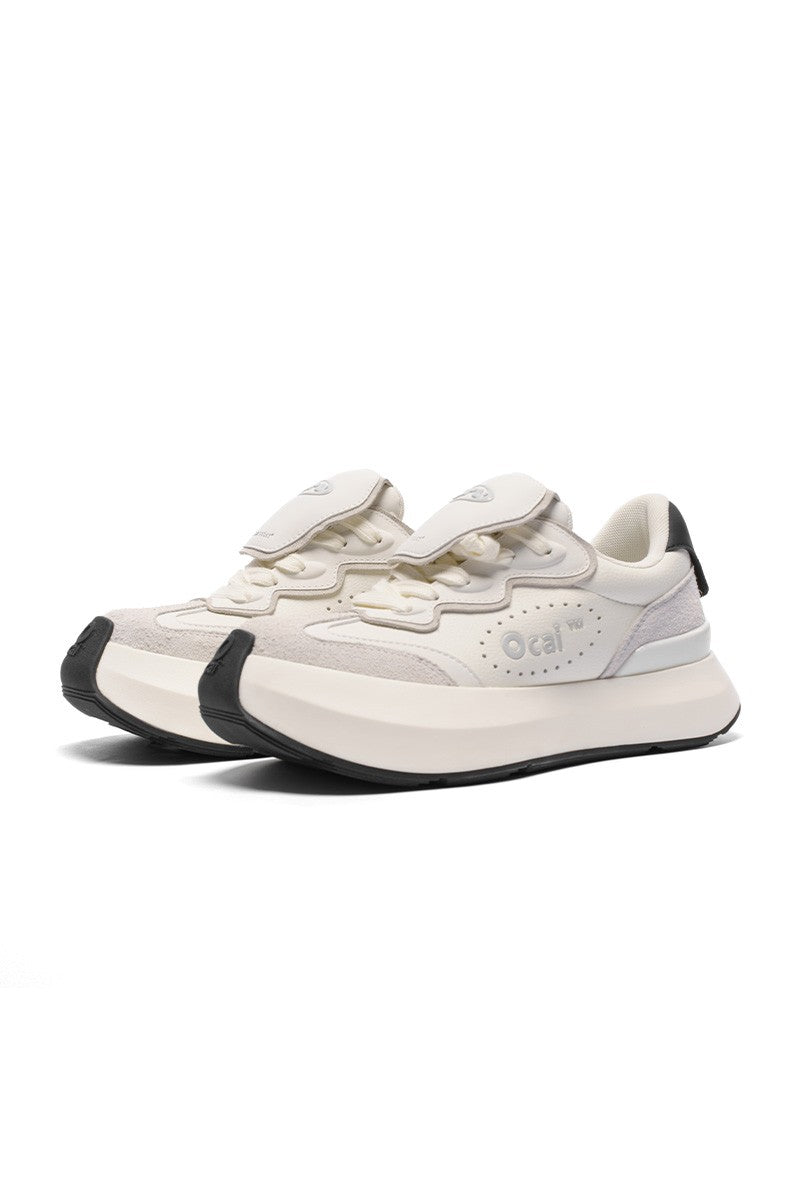 Crescent White Cloud Sneakers