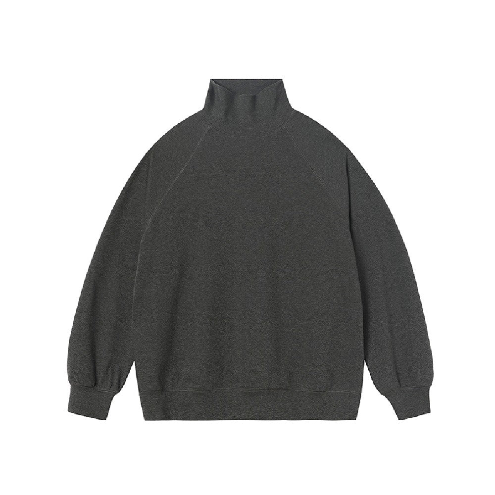 High Neck Stretch Long Sleeve Tee