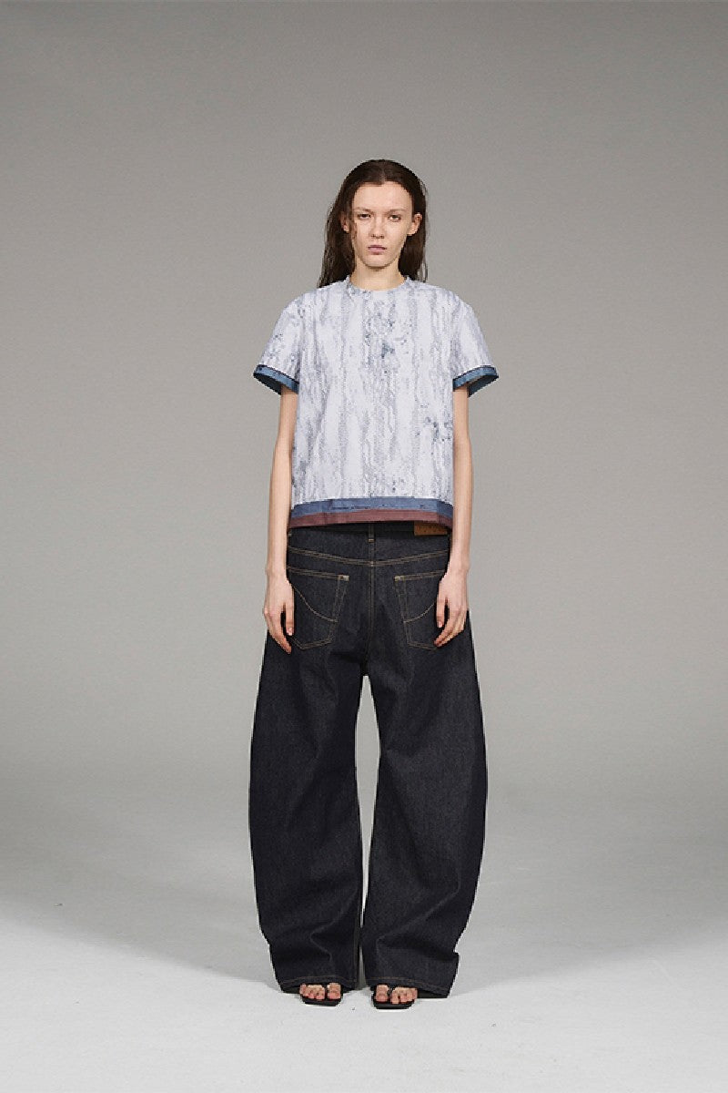 Snakeskin Print T-Shirt