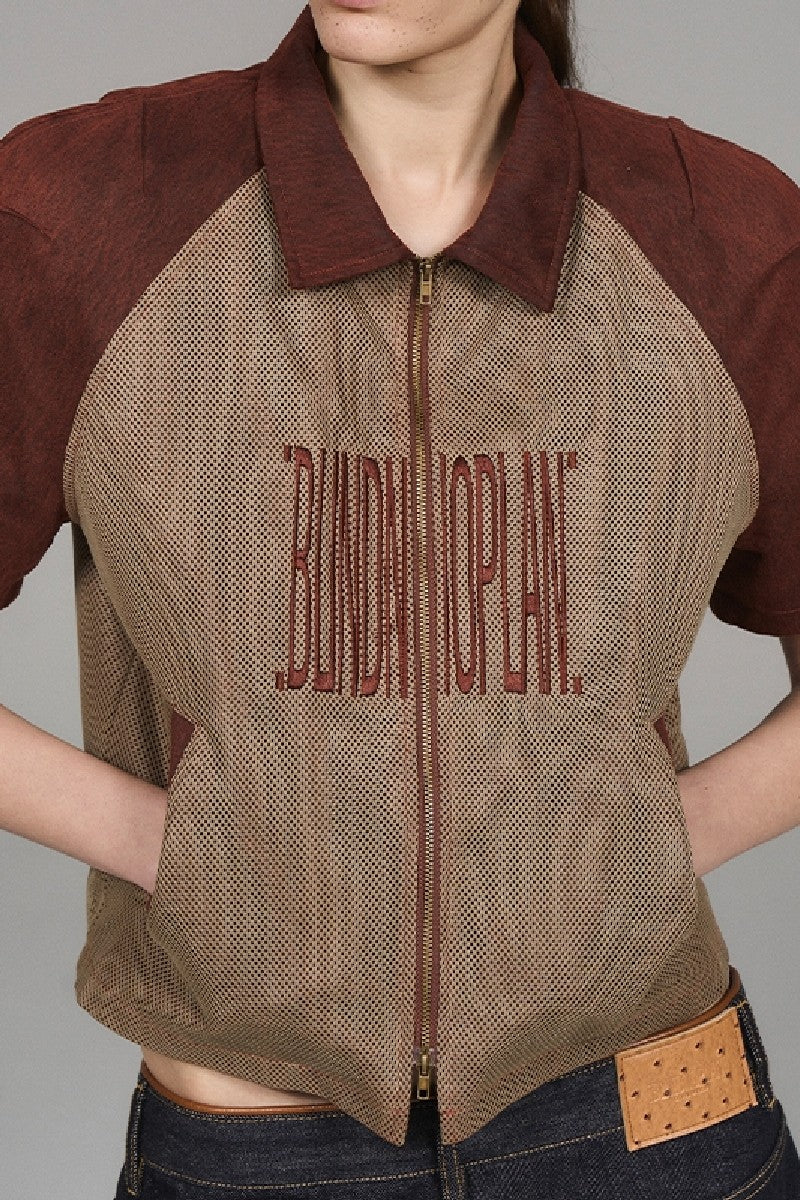 Padded Layered Short Sleeve Shirt