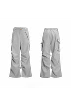 Wrinkled Pocket Cargo Pants