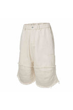Patchwork Knee-Length Shorts