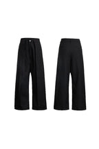 Rhinestone Embroidered Ribbon Trousers