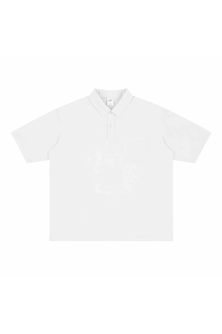 Dropped Shoulder Polo Shirt