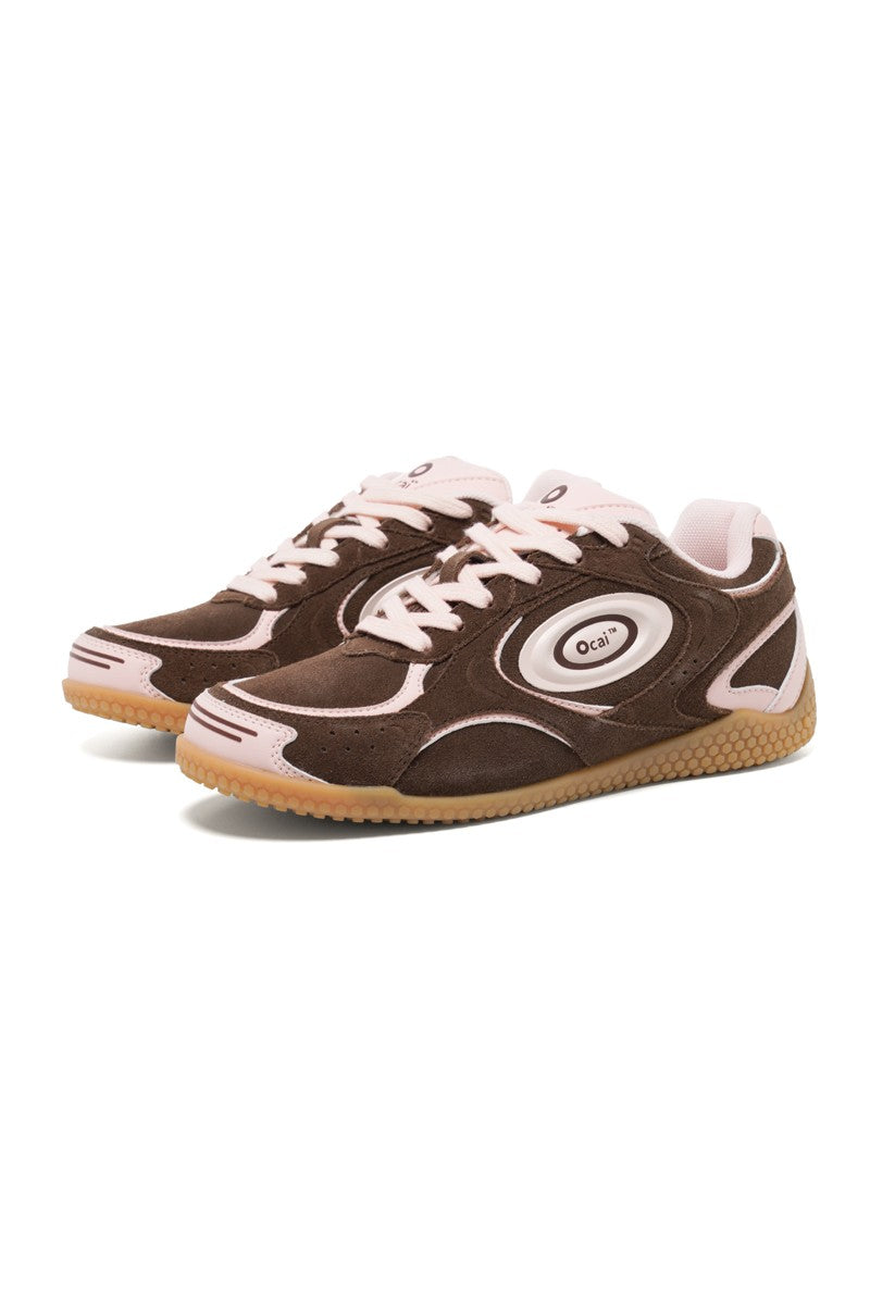 Pink Brown Speedcar Trainer Sneakers