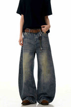 Washed Blue Blade Jeans