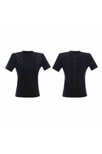 Spine Studded Fitted Tee