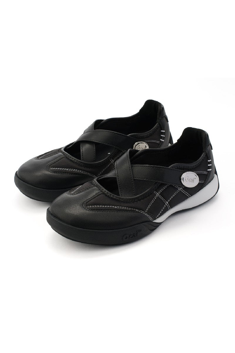 Silk Black Ballet Trainers