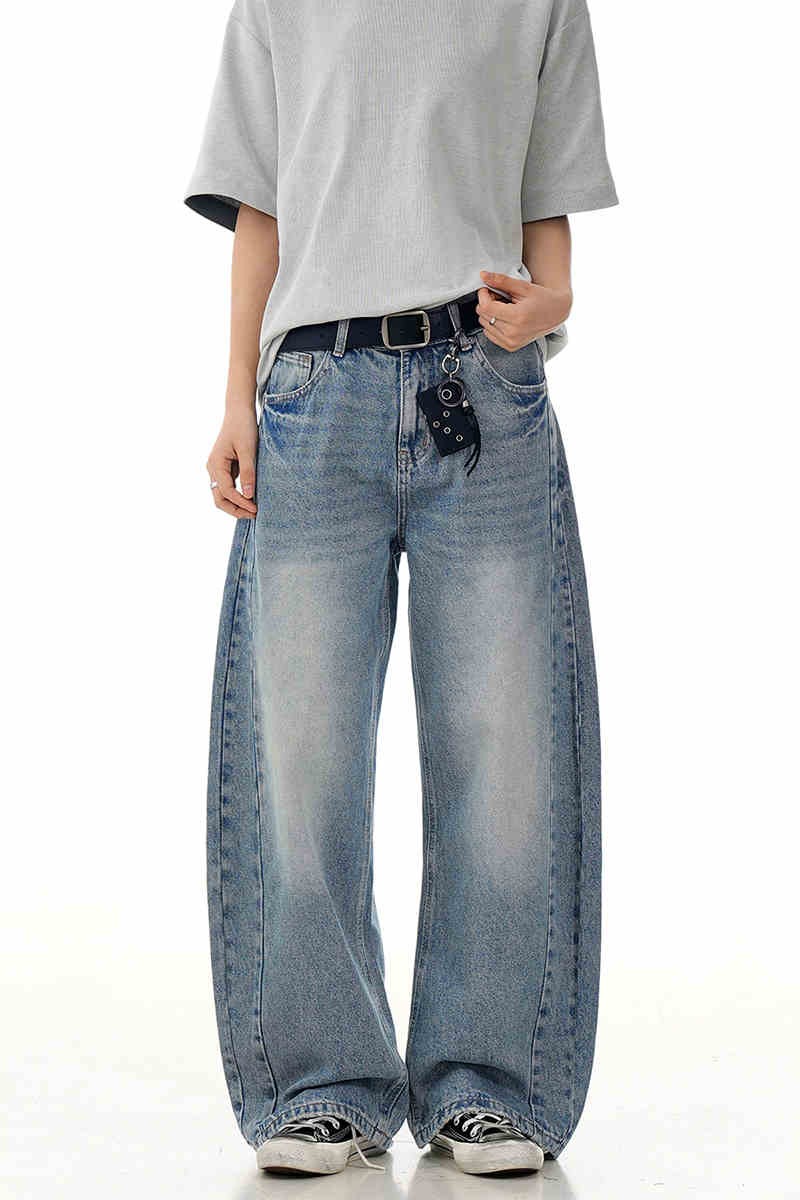 Washed Blue Blade Jeans