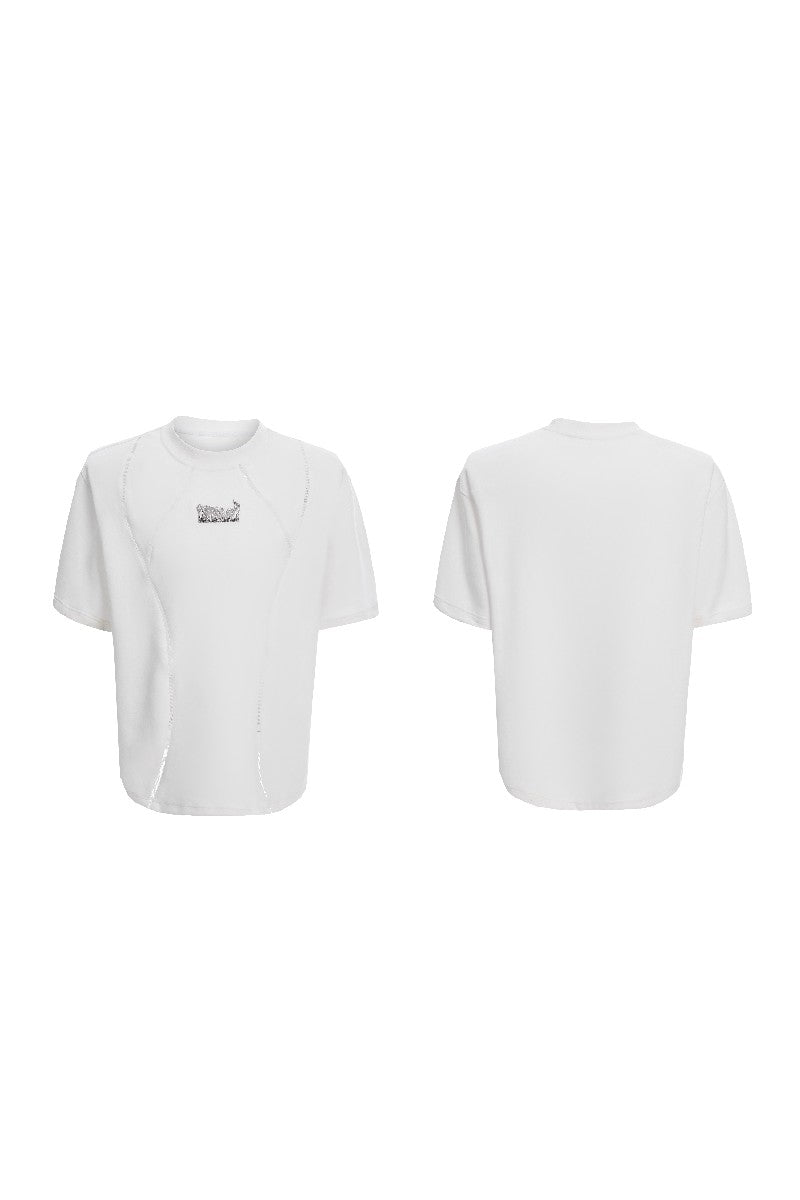 Deconstructed Cotton Metal Tee