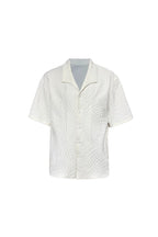 Seagull Collar Crinkle Shirt