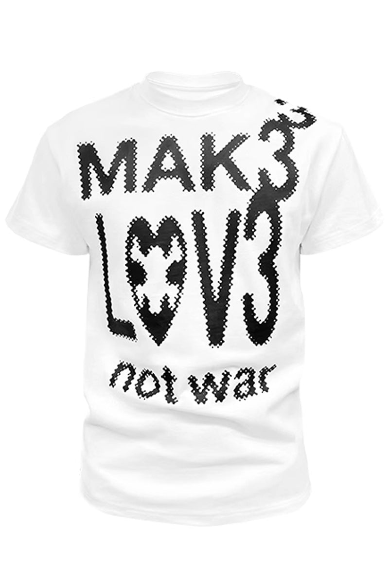 MLNW Slogan Graphic Fitted Tee