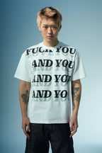 Slogan Lettering Crewneck Tee