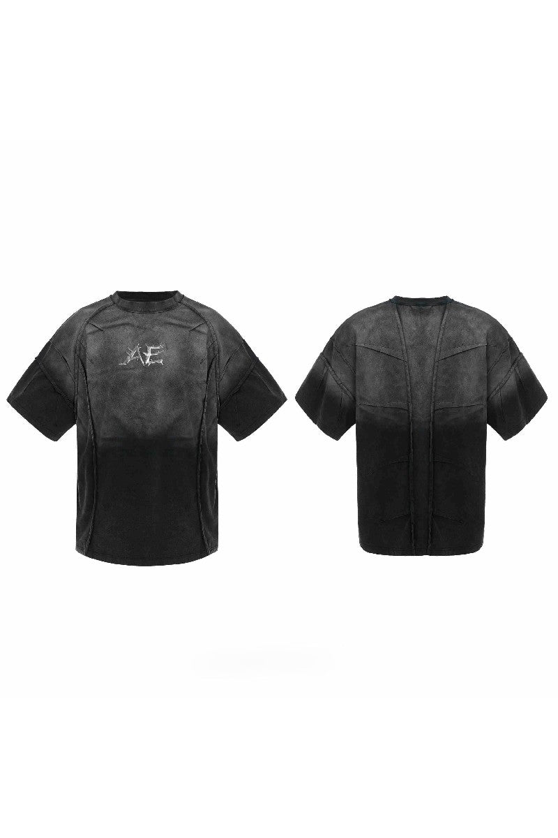Vintage Washed Gradient Cotton Tee