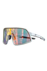 White Frame Red Photochromic Lenses