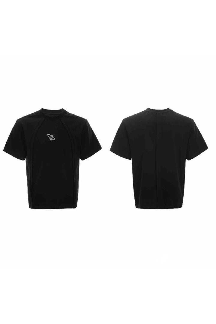 Deconstructed Logo Boxy Tee