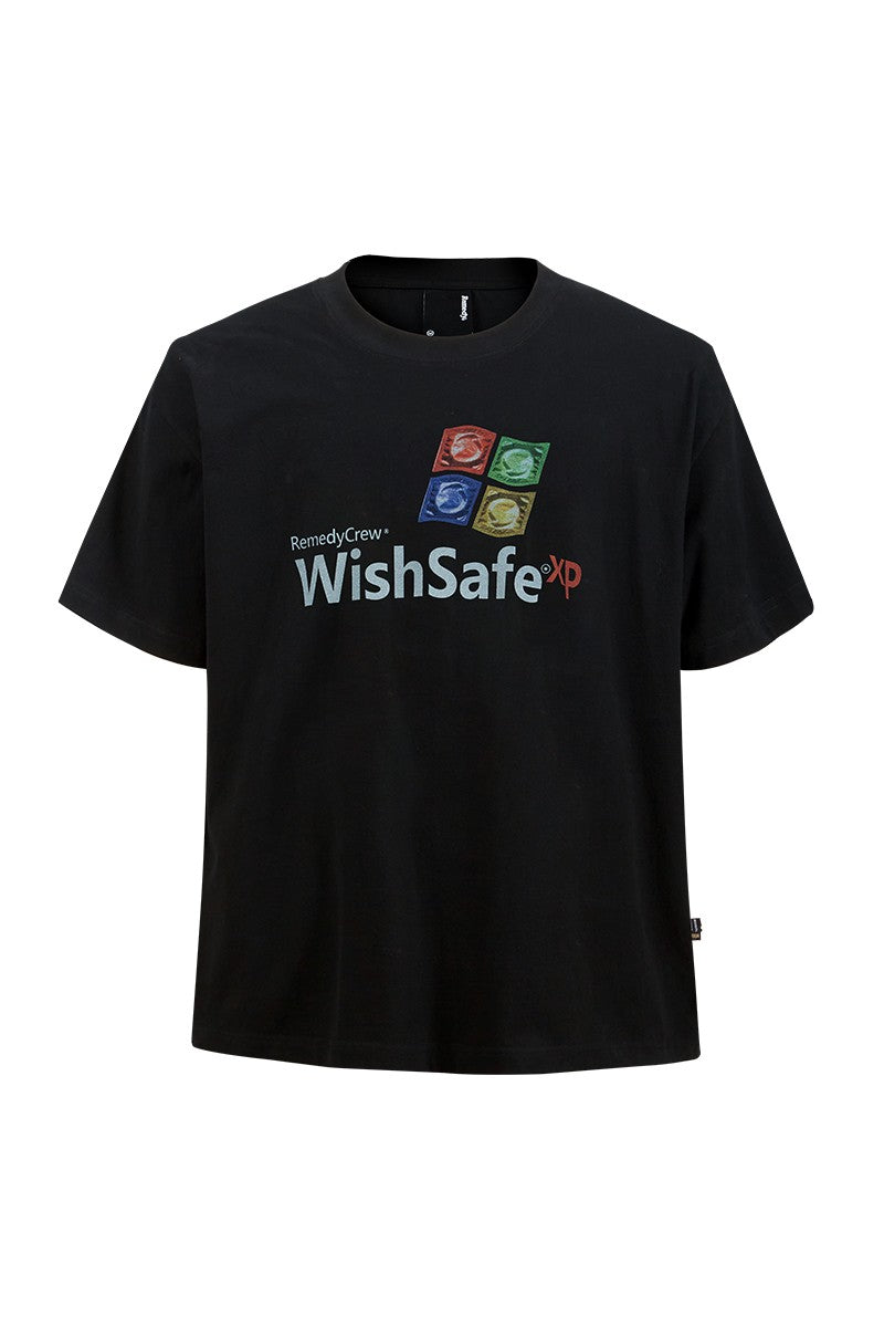 Parody Graphic Crewneck Tee