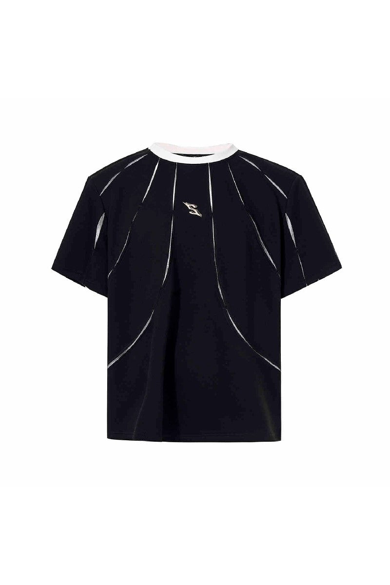 Minimalist Padded Shoulder Tee