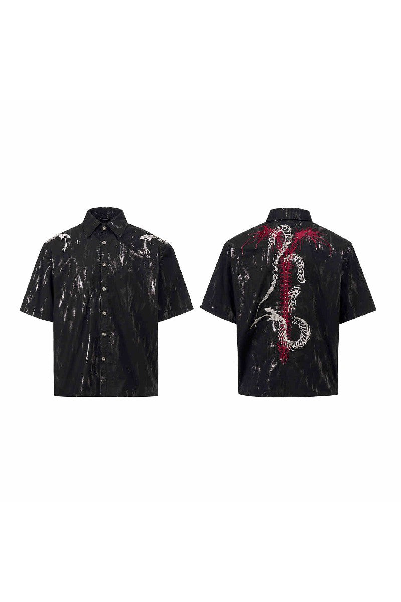Snake Spine Beaded Shirt
