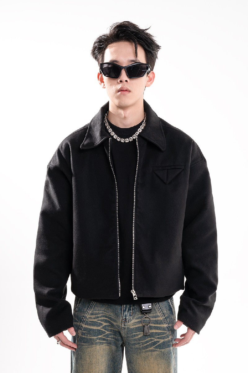 Cropped Work Jacket