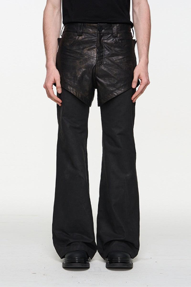 Layered Double-Layer Casual Pants