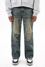 Straight Loose Work Jeans
