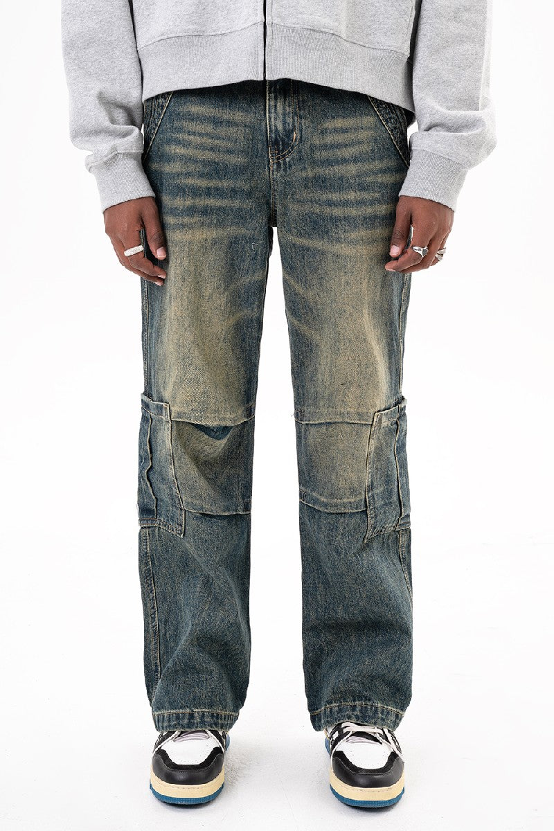 Straight Loose Work Jeans