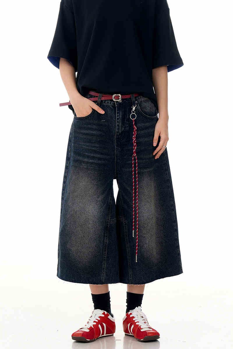 Washed Blue Jorts