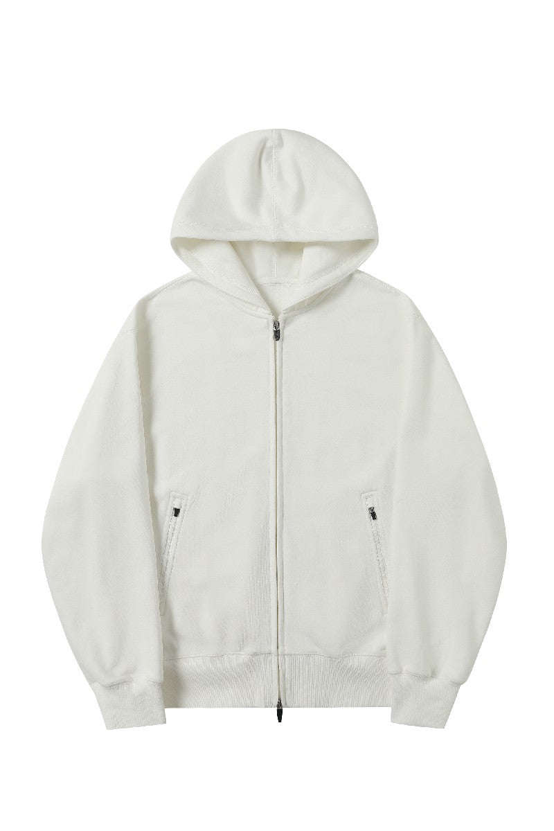 Basic Boxy Zip-Up Hoodie – Copping Zone