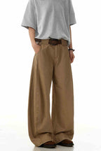 Khaki Blade Deconstructed Jeans