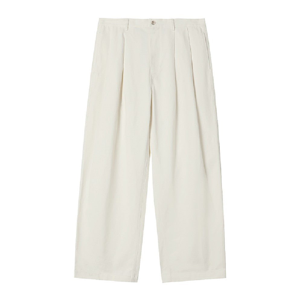 Cotton Twill Drawstring Chino Pants