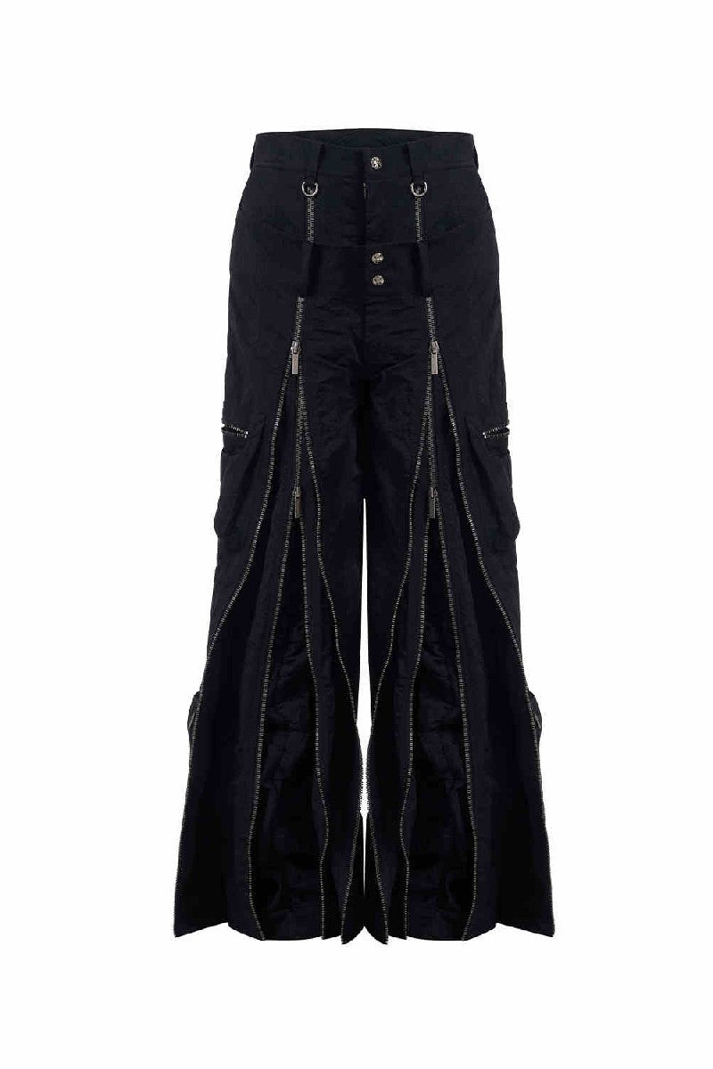 Zippered Multi Pocket Cargo Pants