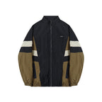 Vintage Color Block Sports Training Jacket