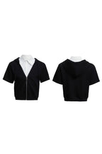 Hooded Patchwork Shirt