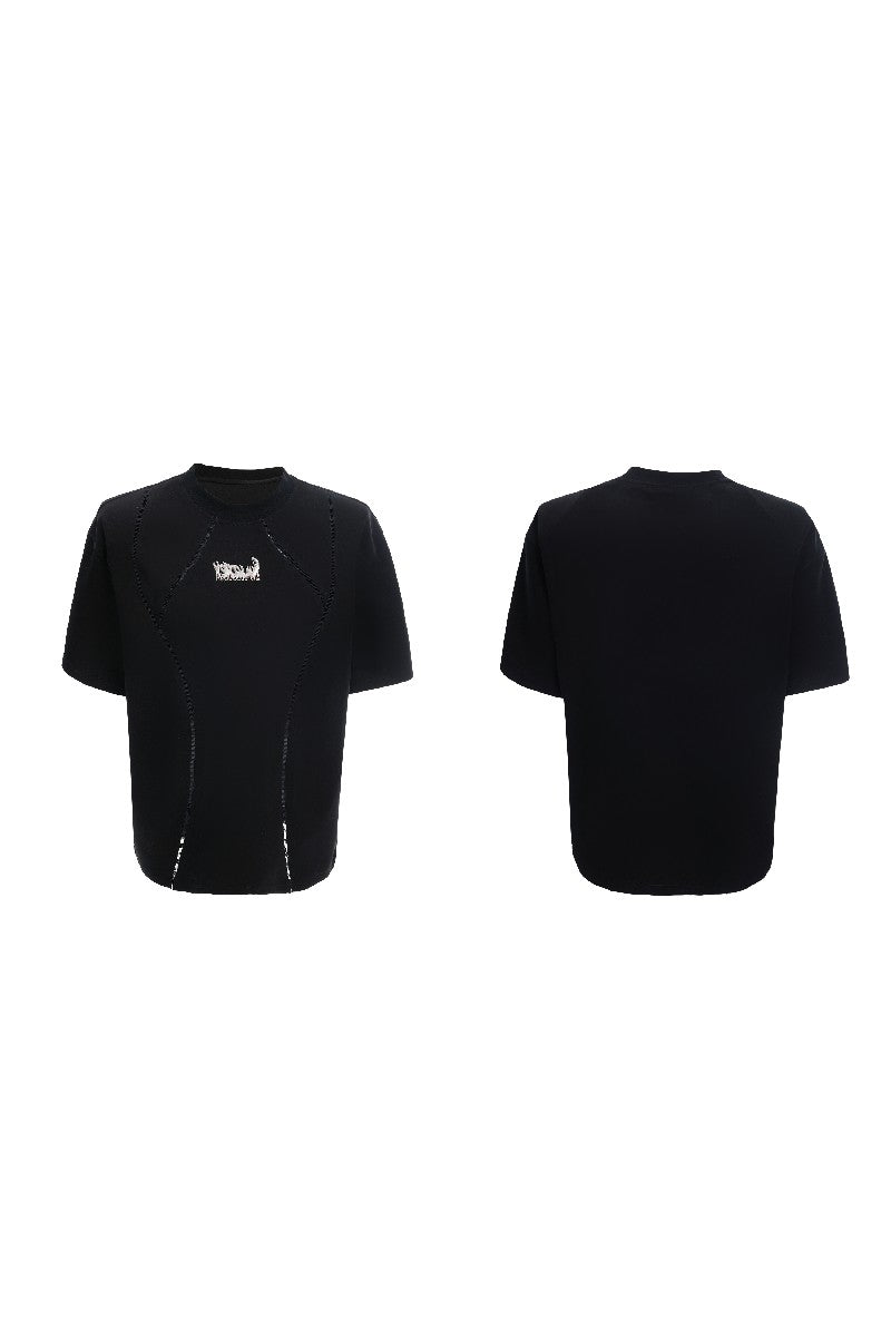 Deconstructed Cotton Metal Tee