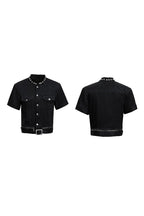 Pearl Trim Denim Shirt