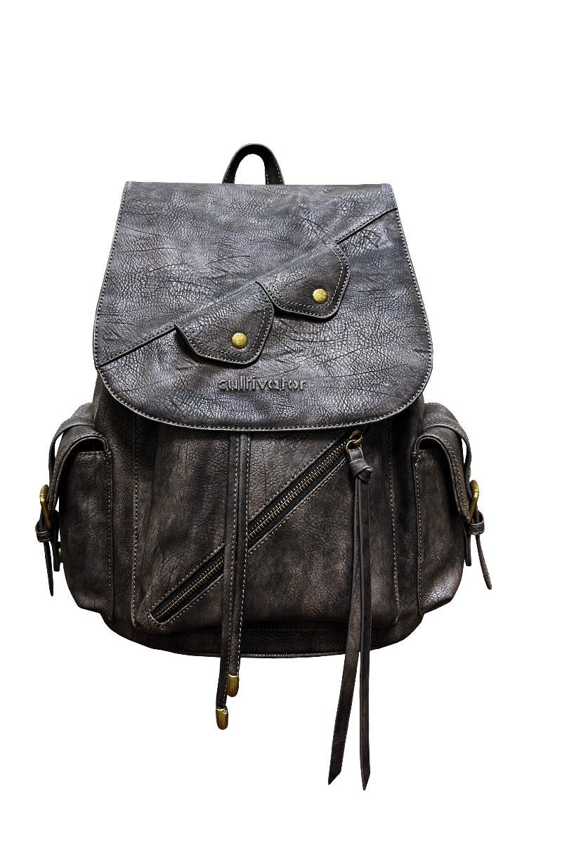 Retro Distressed Backpack