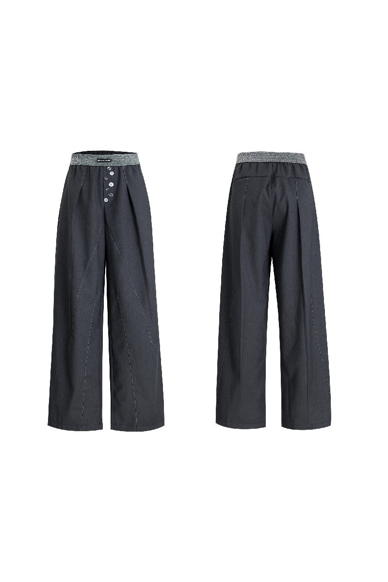 Tailored Straight Leg Trousers