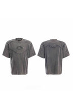Vintage Washed Wrinkled Logo Tee