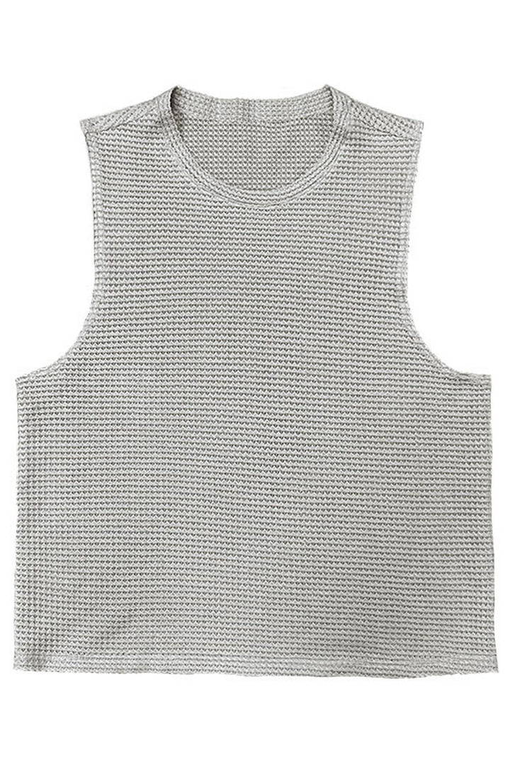 Tortoise Shell Textured Tank Top