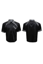 Snake Panel Studded Shirt