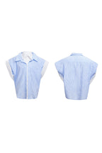 Layered Stripe Oxford Shirt