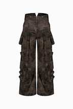 Camo Strap Cargo Jeans