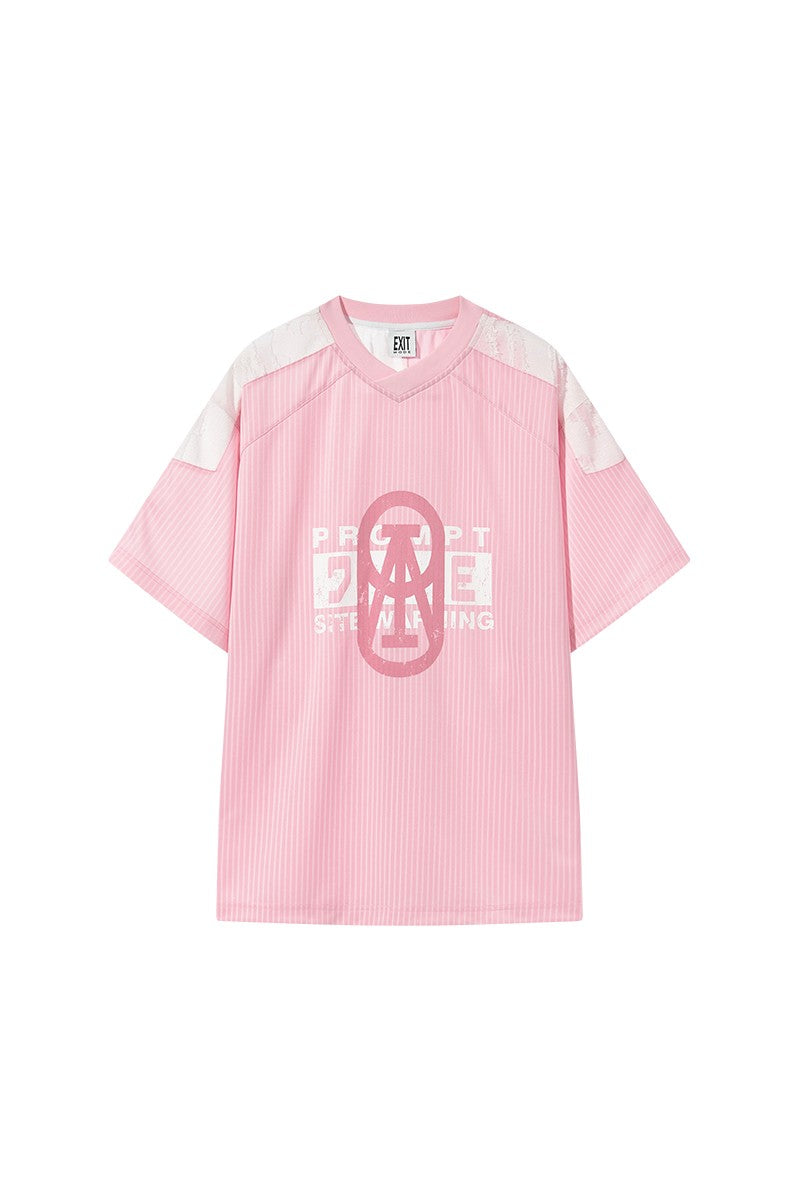 Colorblock Layered Graphic Tee