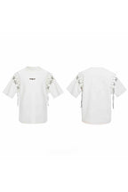 Deconstructed Strap Cutout Tee