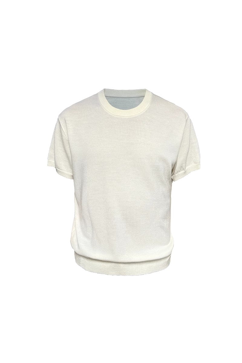 Merino Wool Ribbed T-Shirt